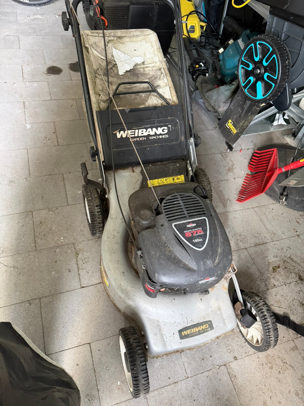 Grasmaaier Weibang Brigss stratton 675 190cc, Tuin en Terras, Ophalen, Gebruikt