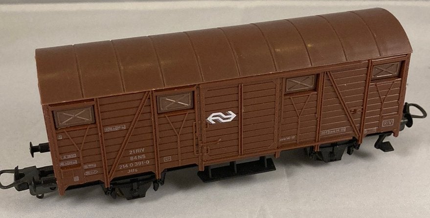 Lima NS gesloten wagon, Hobby en Vrije tijd, Modeltreinen | H0, Gelijkstroom, Wagon, Ophalen of Verzenden, Lima