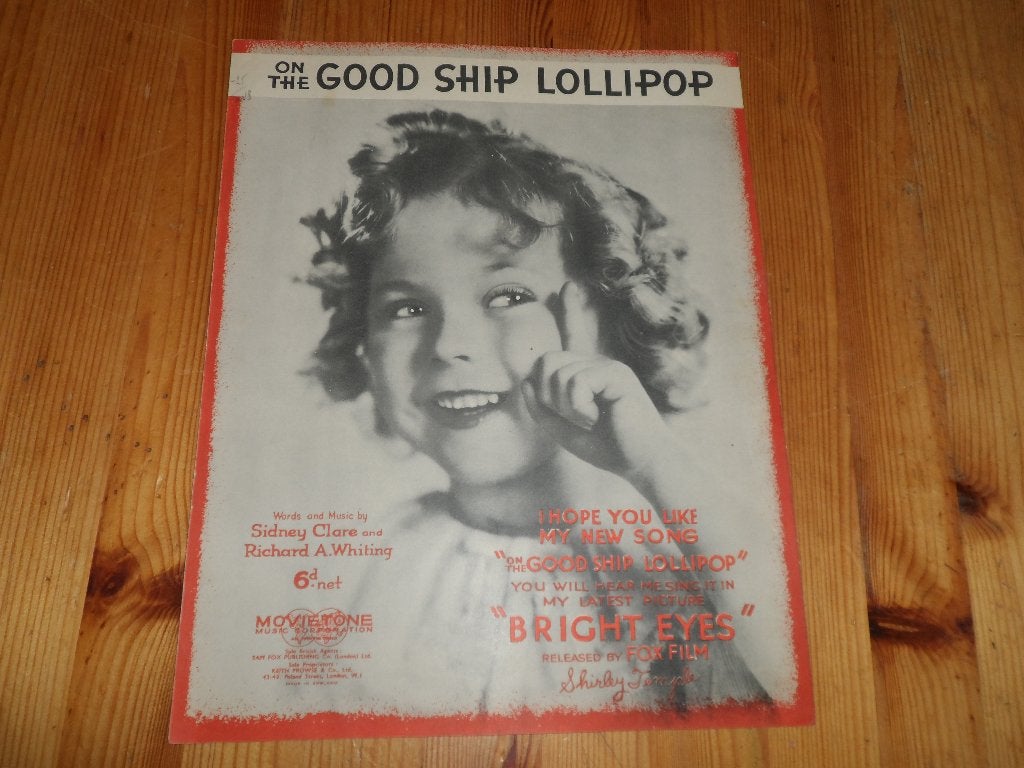 On the good ship lollipop - clare / whiting, Muziek en Instrumenten, Gebruikt, Gitaar, Ophalen of Verzenden, Artiest of Componist