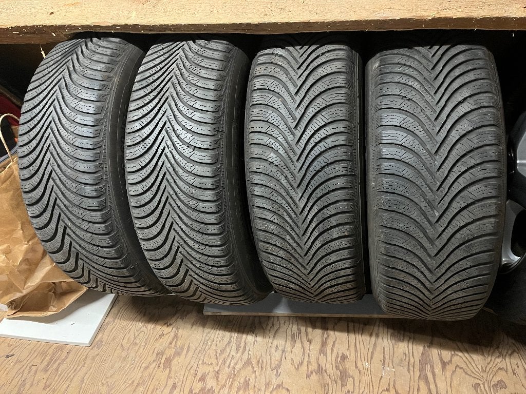 winterbanden op velg, Ophalen, Gebruikt, 16 inch, Banden en Velgen