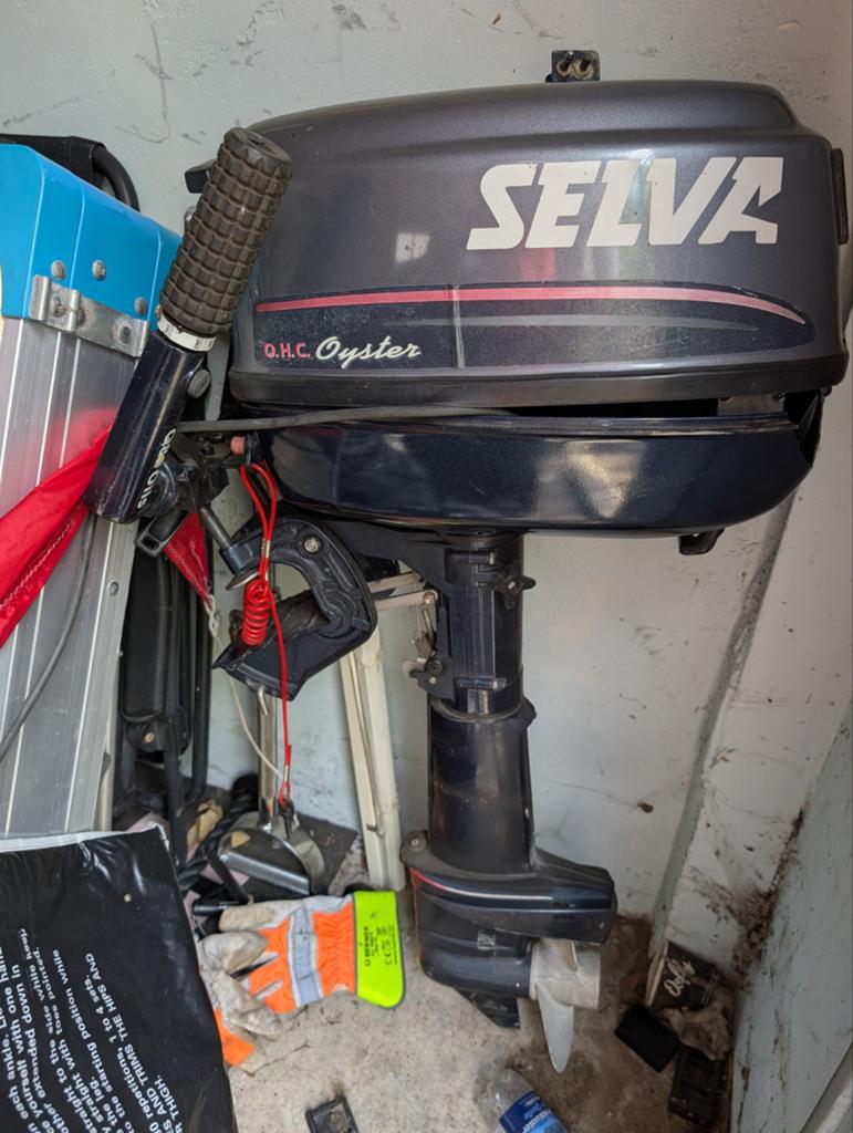 Selva 6pk 4 takt (Yamaha) buitenboordmotor, Watersport en Boten, Ophalen, Zo goed als nieuw, Motor en Techniek, Motorboot