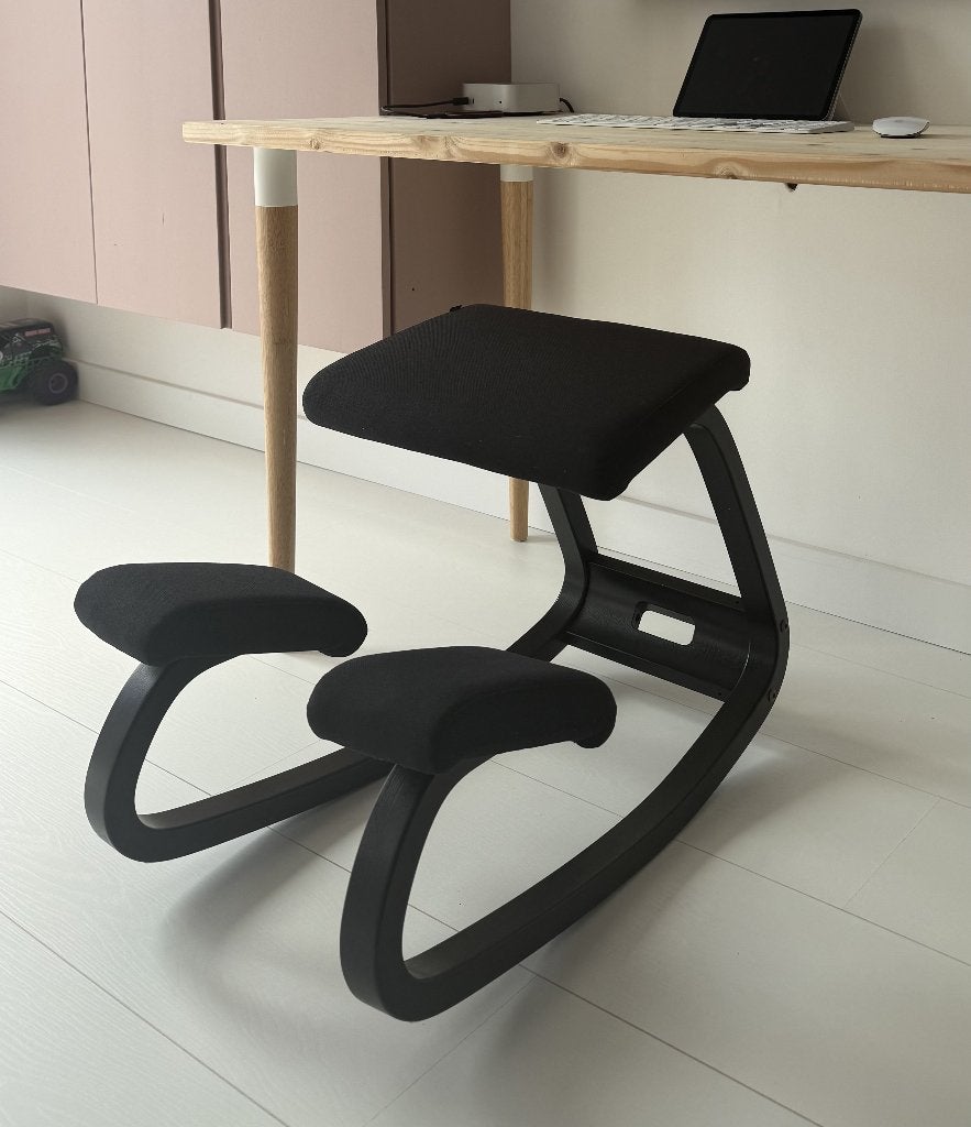 Variér Variable Balans kniestoel | Stokke | Zwart | ZGAN, Ophalen, Zwart, Zo goed als nieuw, Bureaustoel