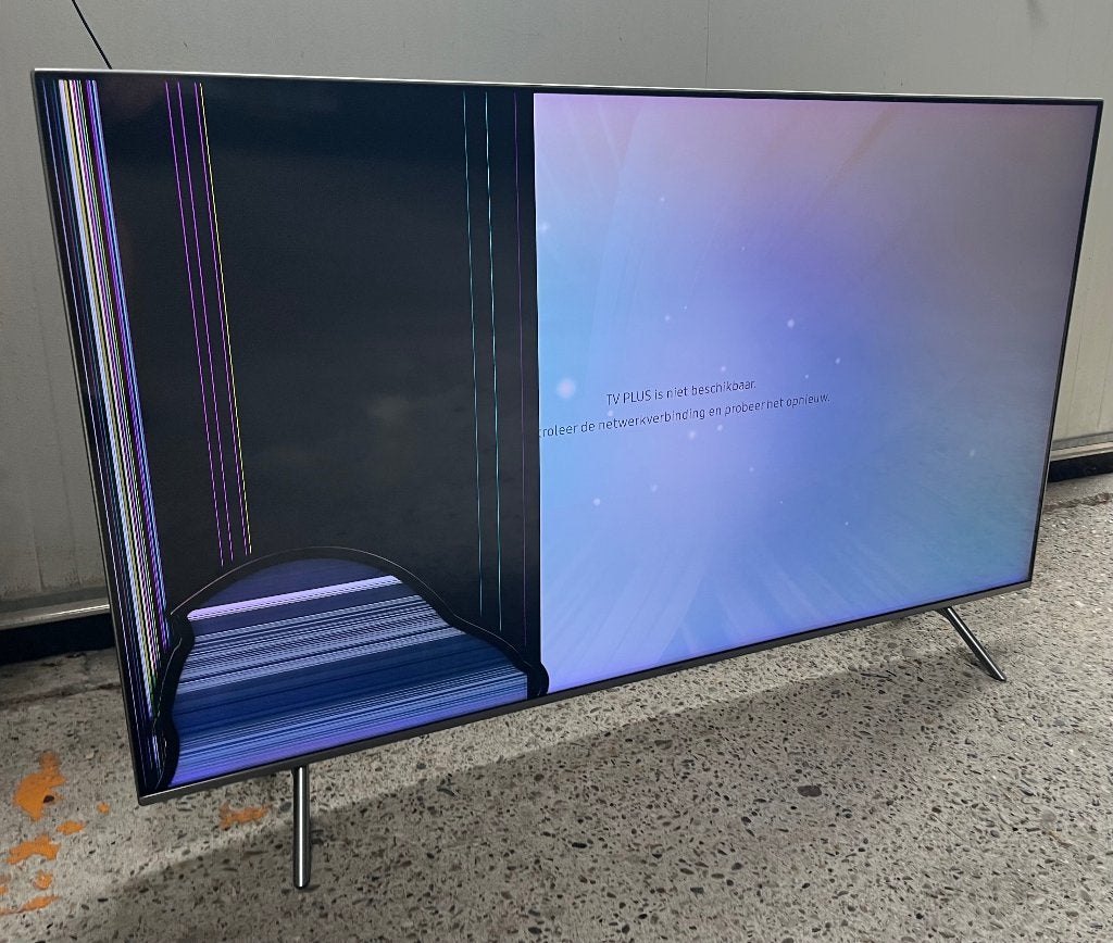 Samsung smart tv 55 inch met vlek, Audio, Tv en Foto, Televisies, Ophalen, 50 Hz, Samsung, 100 cm of meer