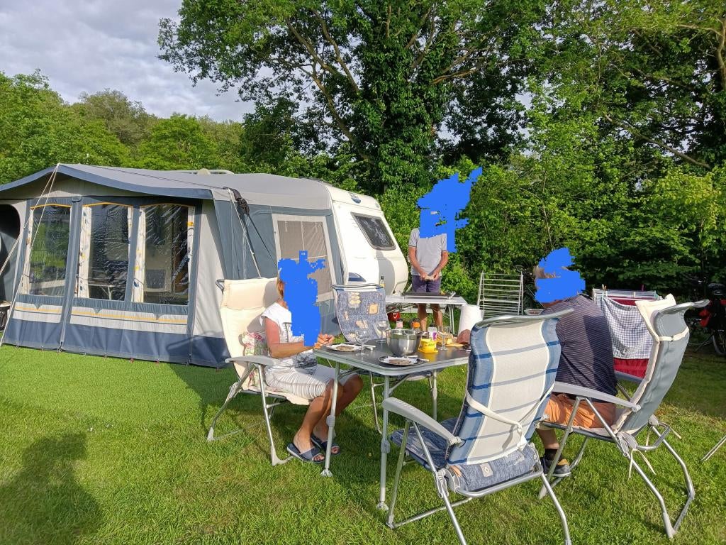 Voortent caravan, Ophalen, Gebruikt
