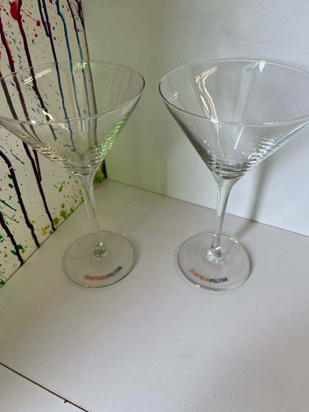 Cointreau glazen set van 2 glazen, Ophalen of Verzenden, Nieuw, Overige typen
