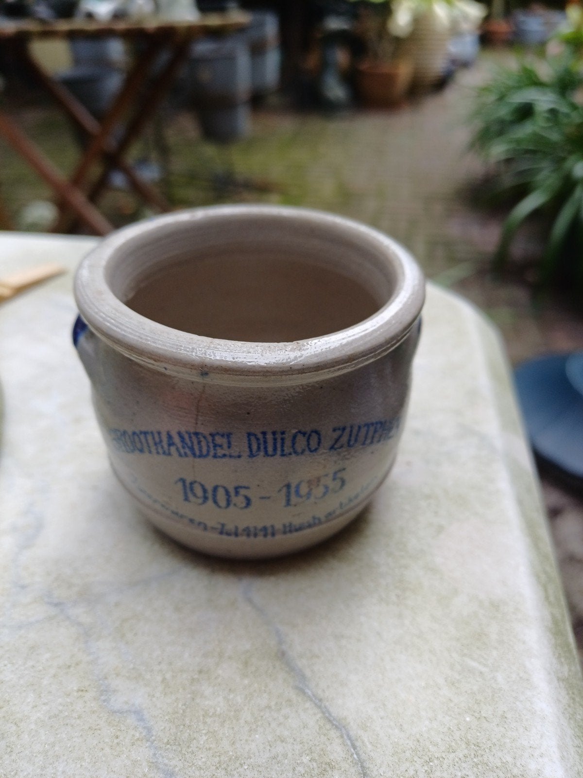 Antiek Keuls Aardewerk Potje Dulco Zutphen 1905-1955, Ophalen of Verzenden