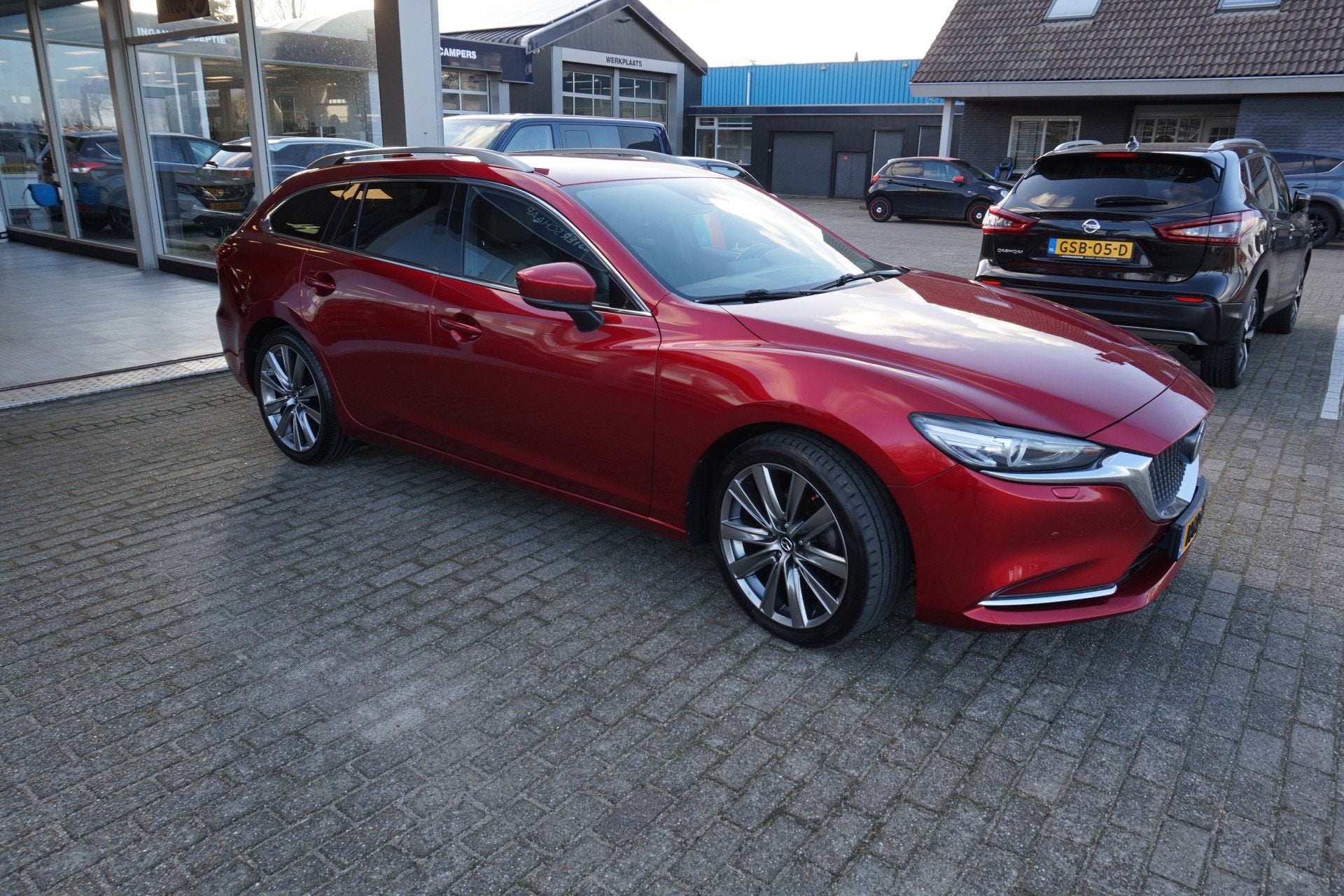 Mazda 6 Sportbreak 2.5 SkyActiv-G 194 ,98dkm Automaat Incl 1, 12 maanden, Gebruikt, 4 cilinders, 6 sportbreak