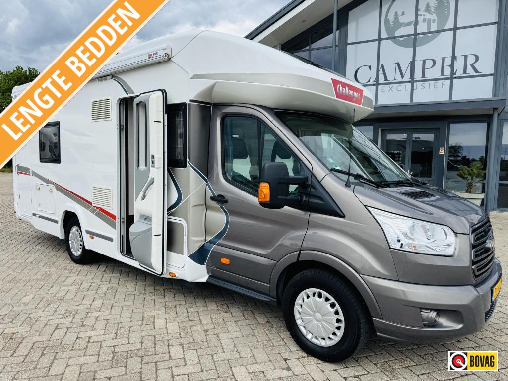 Challenger Mageo 377 Lengtebedden Enkele bedden Hefbed, Caravans en Kamperen, Campers, Standaard zit, Contact@challenger.tm.fr