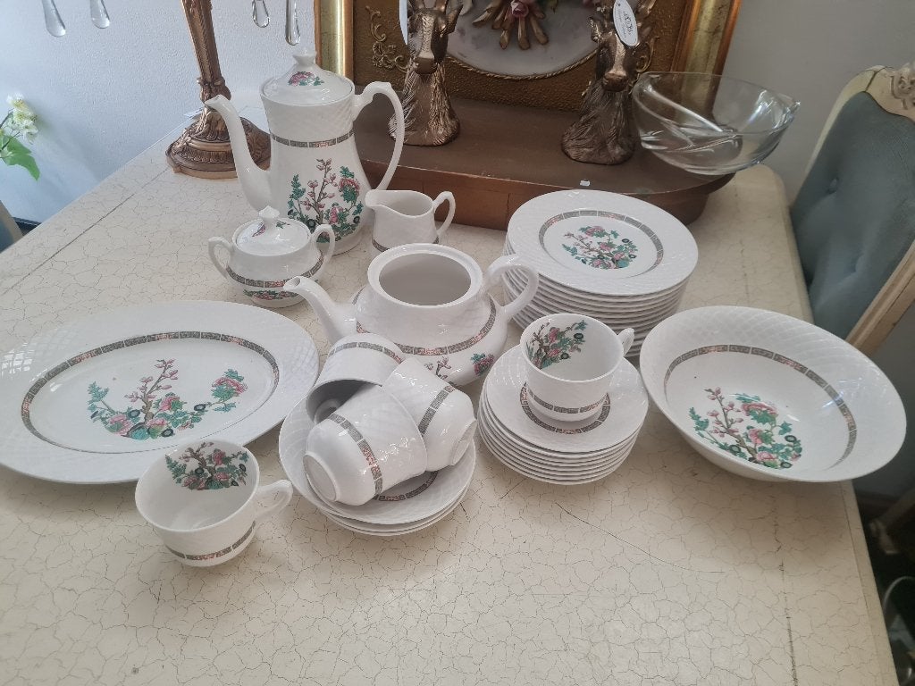 34-delig Wedgewood servies enoch, Heikant 21 Kaatsheuvel, Belle Vieille Brocante, Ophalen of Verzenden, Zo goed als nieuw