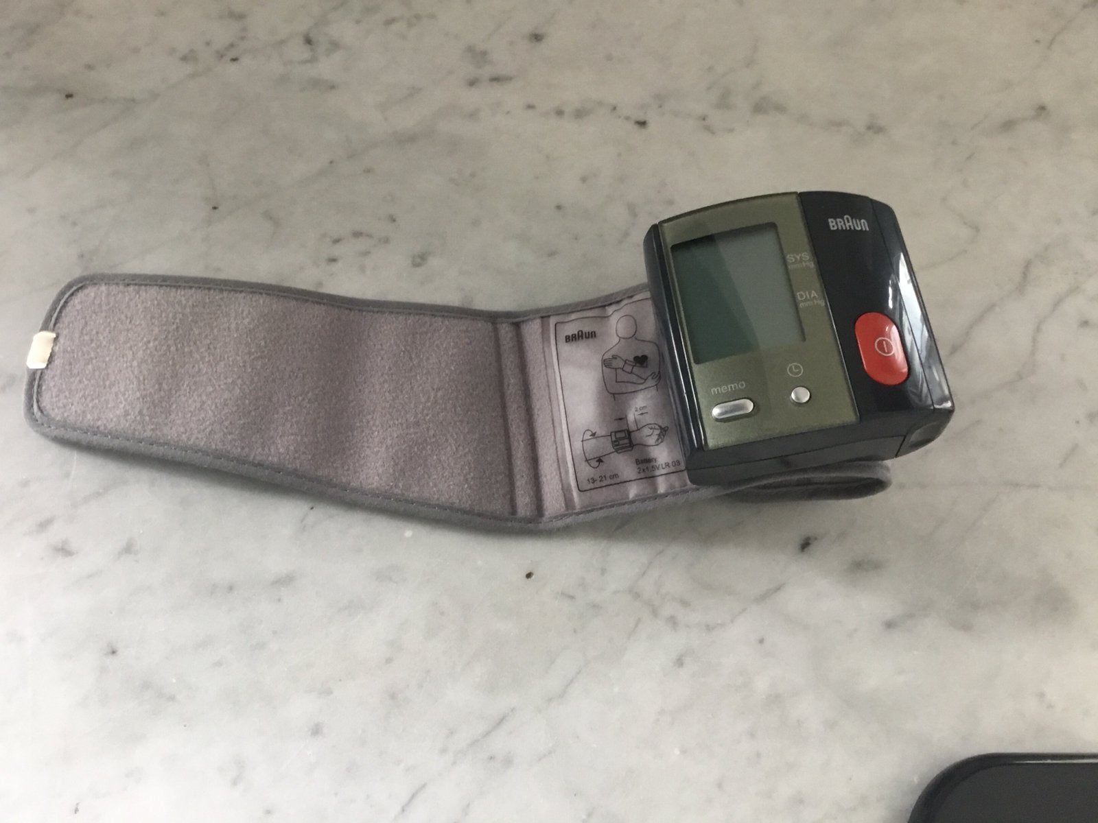 Braun pols bloeddrukmeter, Diversen, Ophalen of Verzenden, Zo goed als nieuw