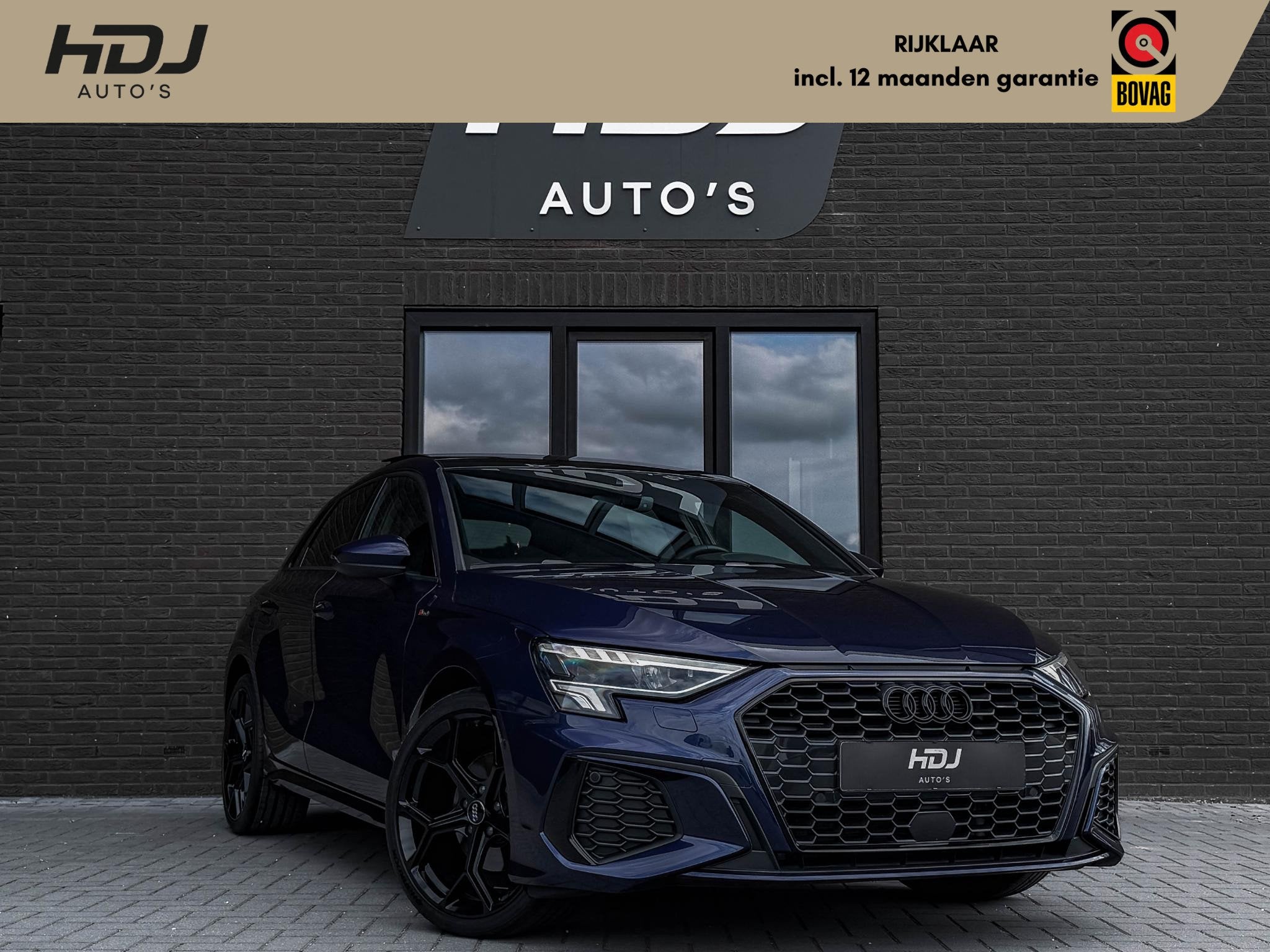 Audi A3 Sportback 40 TFSI e S-Edition | Pano | 19"| B&O | Le, Auto's, 1525 kg, Gebruikt, 4 cilinders, Blauw