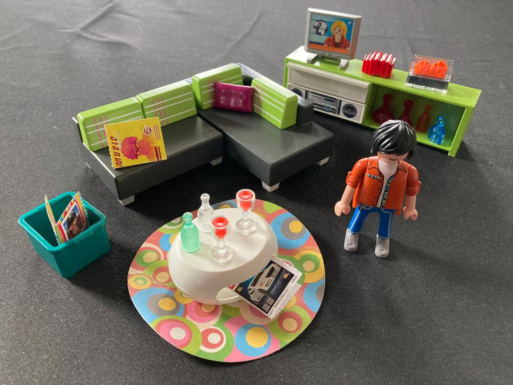 Playmobil woonkamer 5584, Ophalen of Verzenden, Zo goed als nieuw