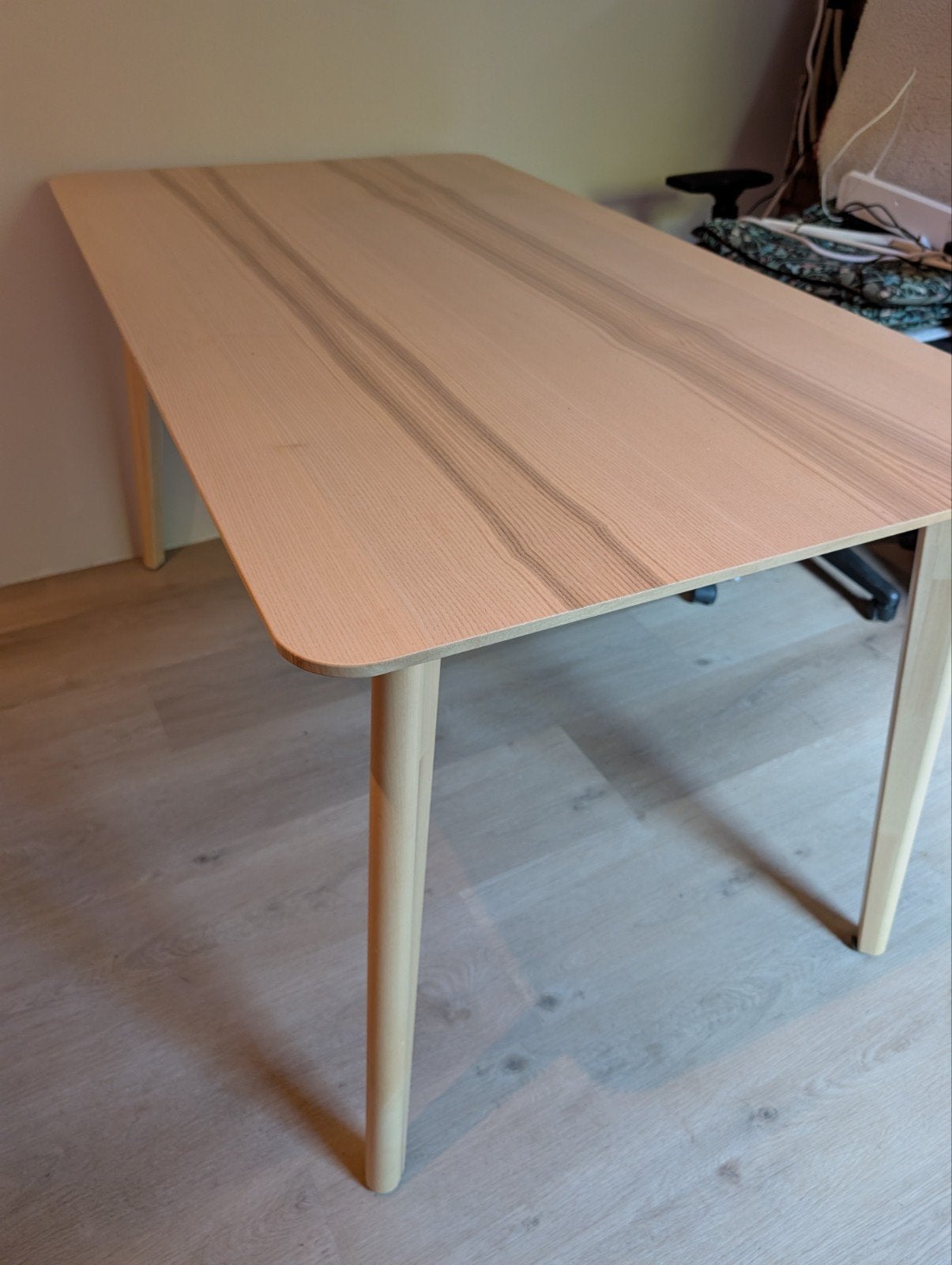 IKEA Lisabo Eettafel 140x78 cm - Zo goed als nieuw, Ophalen, 100 tot 150 cm, 50 tot 100 cm, Zo goed als nieuw