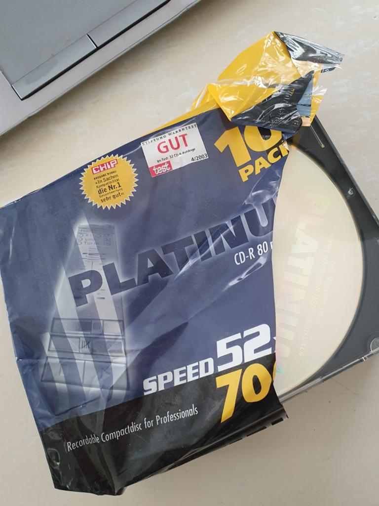 Platinum CD-R 80 min 700 MB 52x Speed - 8 stuks, Ophalen of Verzenden, Nieuw, Cd, Platinum
