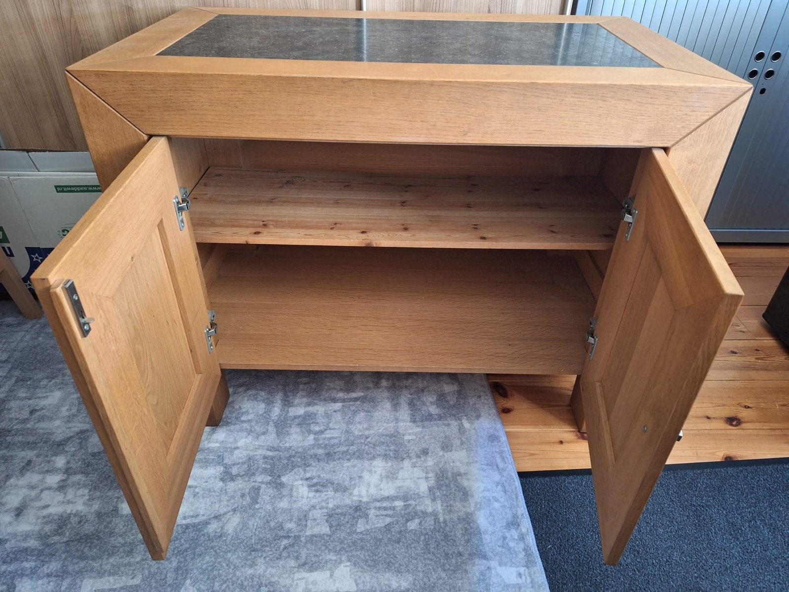 mooie, compacte tv-meubel van 105 cm breed, Ophalen, 100 tot 150 cm, Zo goed als nieuw, Minder dan 100 cm