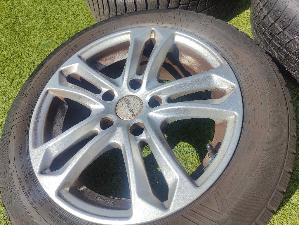 Viking banden met Carmani velgen, Auto-onderdelen, Banden en Velgen, Ophalen, Gebruikt, 16 inch, Band(en)