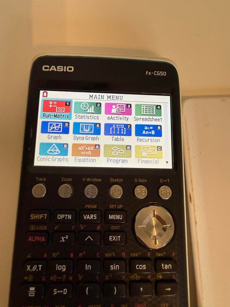 Casio grafisch rekenmachine, Diversen, Rekenmachines, Ophalen of Verzenden, Grafische rekenmachine, Zo goed als nieuw