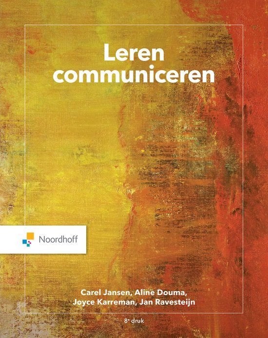 Leren communiceren, Ophalen of Verzenden, Alpha, Zo goed als nieuw, HBO