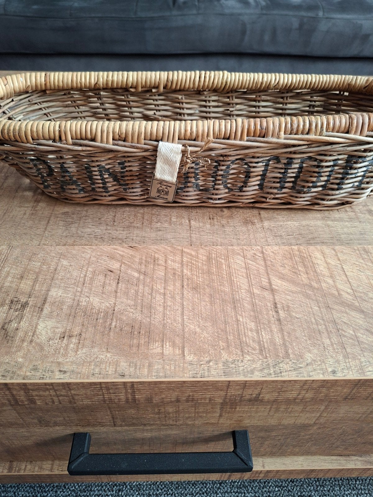 Riviera maison rattan broodmandje, Ophalen, Zo goed als nieuw