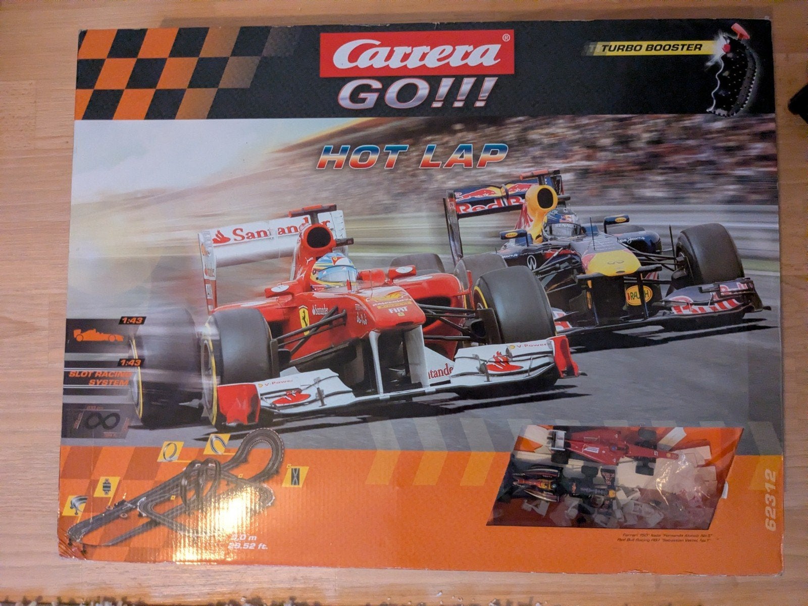 2 Carrera GO Racebaan Sets - F1 hotlap en Mariokart DS, Ophalen, Carrera, Met looping, Elektrisch