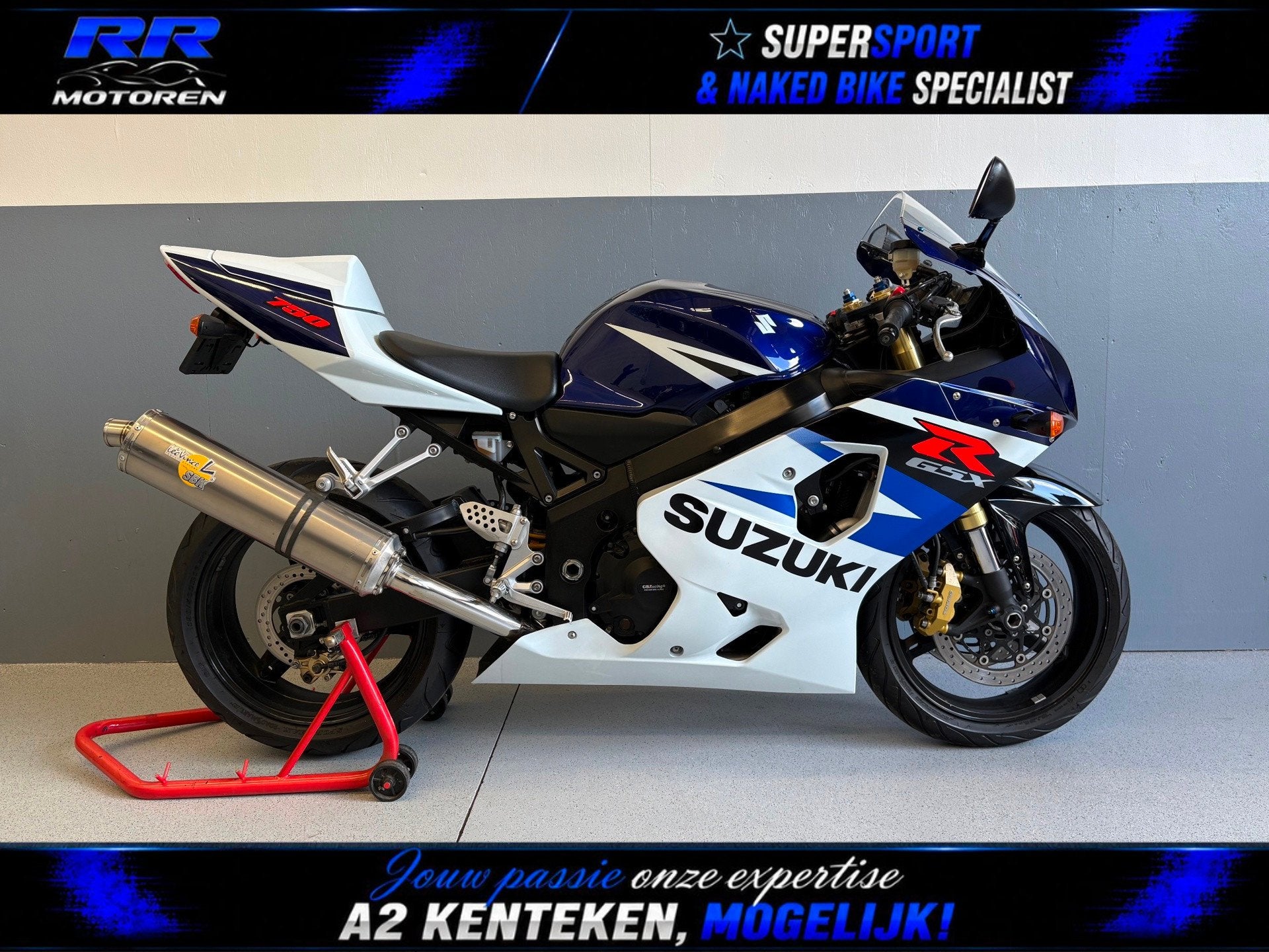 Suzuki Sport GSX R 750 / UNIEKE STAAT / DARK BLUE, Motoren, Sportuitlaat, Meer dan 35 kW, Handgeschakeld, Gebruikt