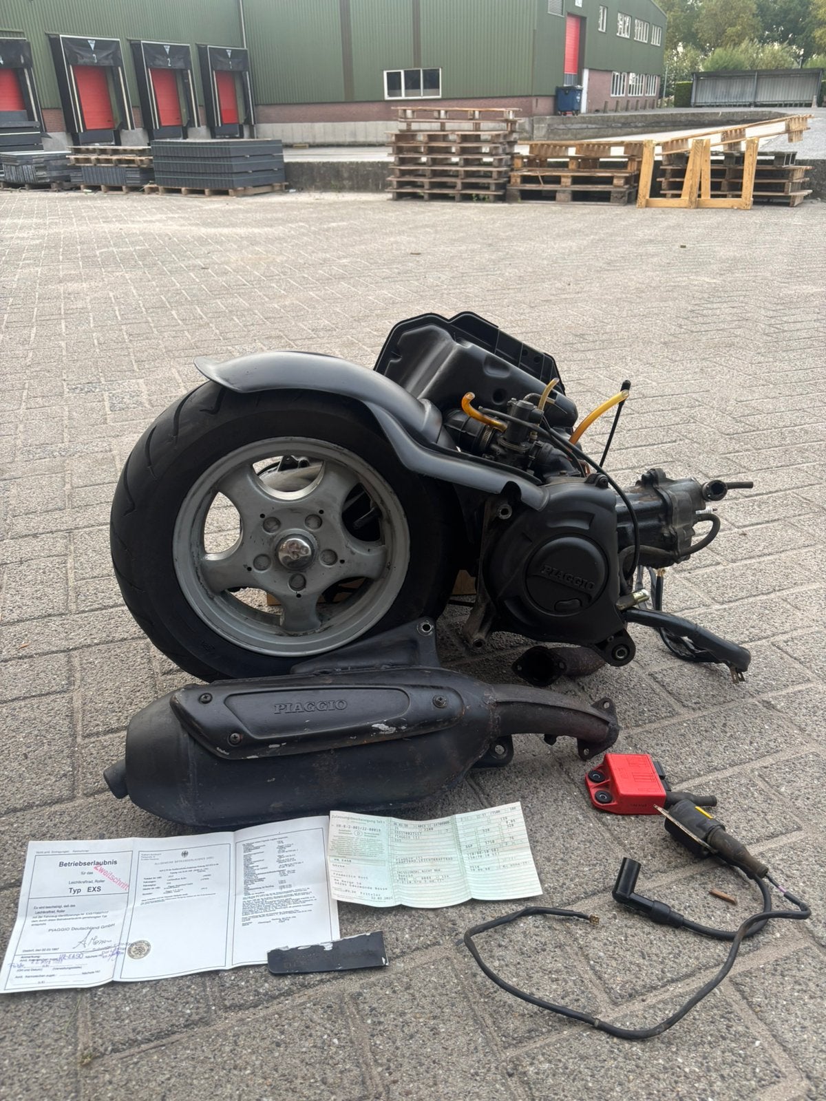 Zip 125cc blok hexagon piaggio 2 takt, Ophalen, Zo goed als nieuw, Blok, Piaggio