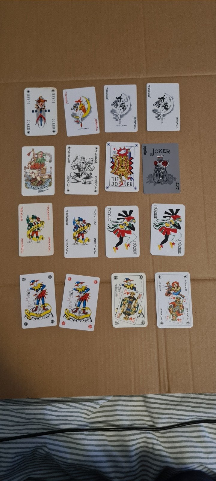 Verzameling van diverse Joker speelkaarten, Ophalen of Verzenden, Gebruikt, Joker(s)