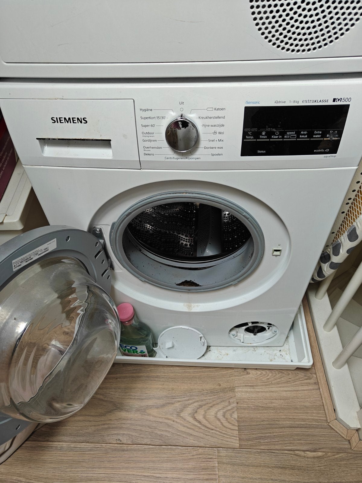 Siemens WM14T490NL iQ500 Wasmachine - 8kg, 1400 toeren, Ophalen, Gebruikt, Voorlader, Kort programma