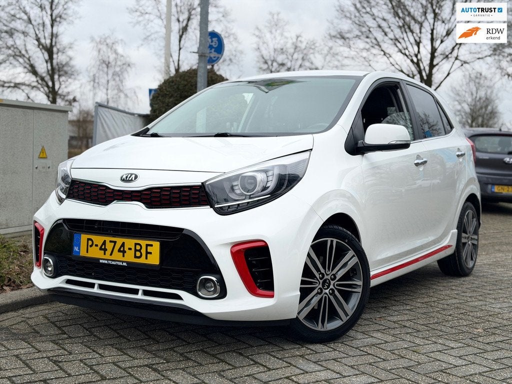 Kia Picanto EconomyLine GT Line Sport, Leer, Unieke uitvoeri, Auto's, Kia, Voorwielaandrijving, Gebruikt, Euro 6, 4 stoelen