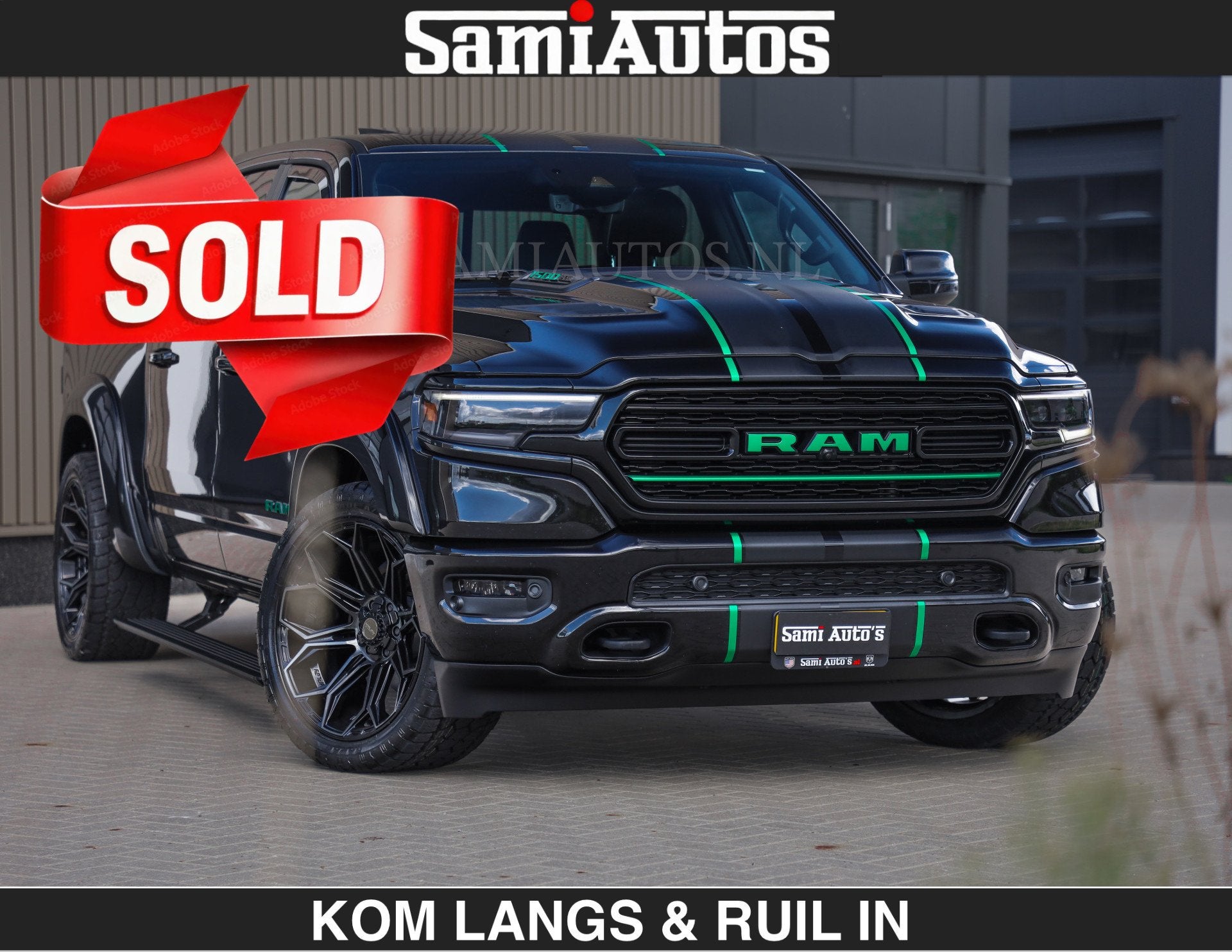 Dodge Ram HULK PACK | LIMITED 5.7 V8 HEMI | HUD | WIDE BODY, Automaat, Dealer onderhouden, Gebruikt, 5654 cc