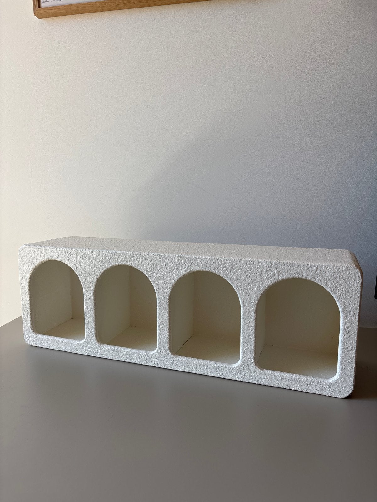 Decoratieve Boogplank / Displayrek - Wit, Huis en Inrichting, Ophalen, Zo goed als nieuw