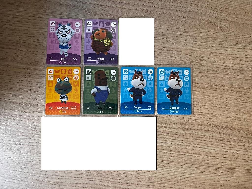 Animal Crossing Amiibo Card 6 stuks Origineel Vanaf € 3,-, Verzamelen, Poppetjes en Figuurtjes, Ophalen of Verzenden, Zo goed als nieuw