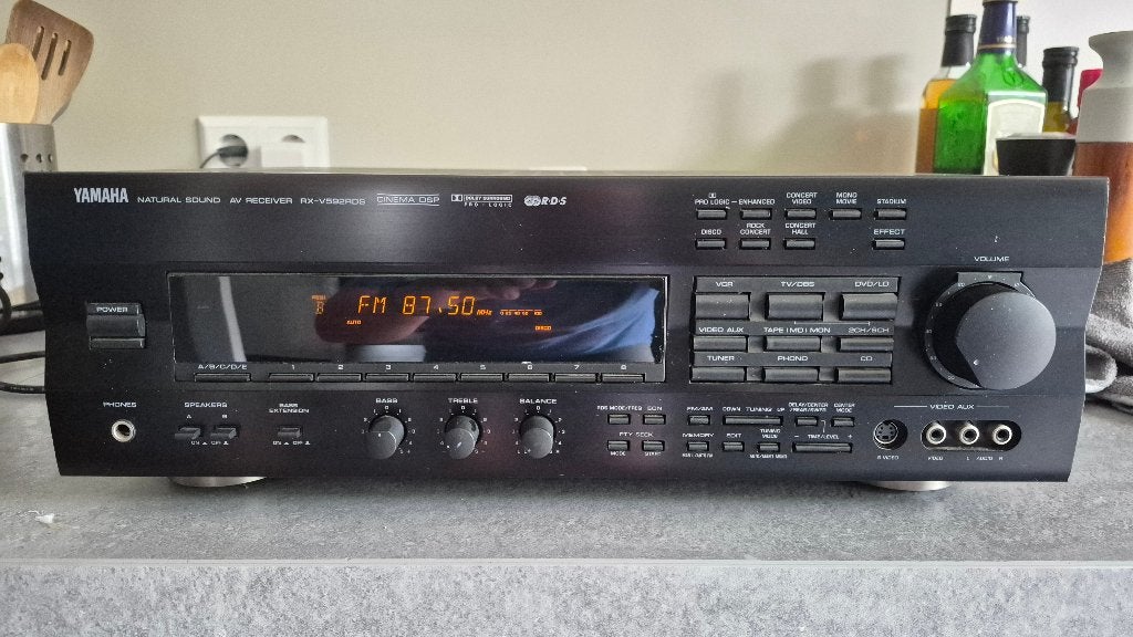 Yamaha Receiver RX V592 RDS, Ophalen, Gebruikt, Yamaha, 120 watt of meer