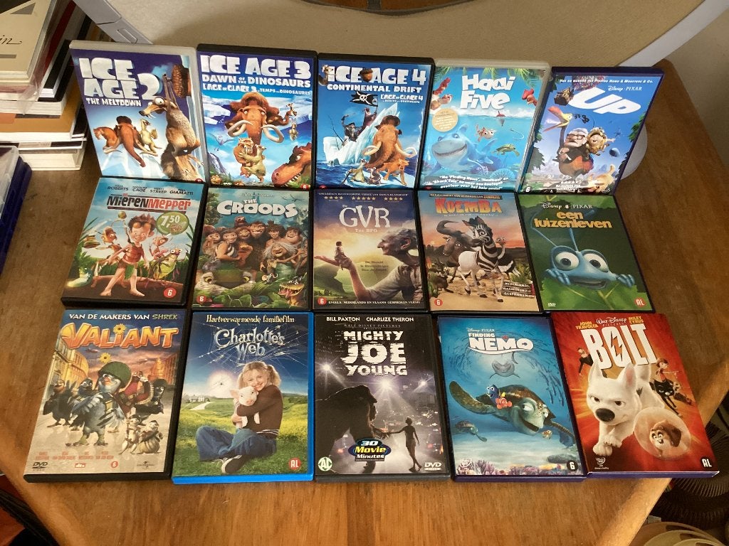 20 animatiefilms, Cd's en Dvd's, Europees, Tekenfilm, Alle leeftijden, Ophalen of Verzenden