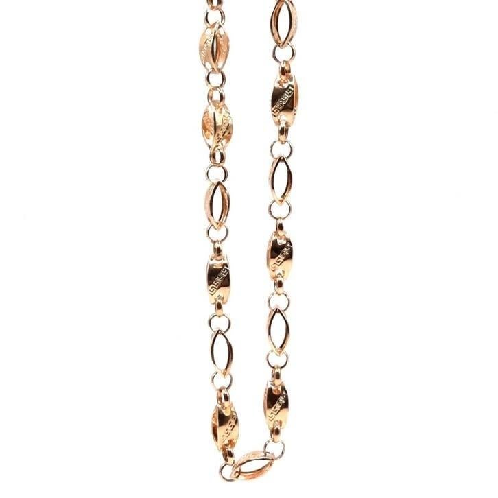 Gouden fantasie ketting 14kt, Www.bredajuwelier.nl, Nieuw, Ophalen of Verzenden, Www.bredajuwelier.nl