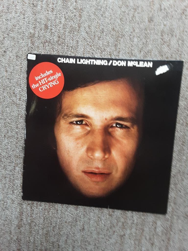 vinyl lp Don McLean chain lightning, Gebruikt, Originele persing, Ophalen of Verzenden, 1970 - 1979