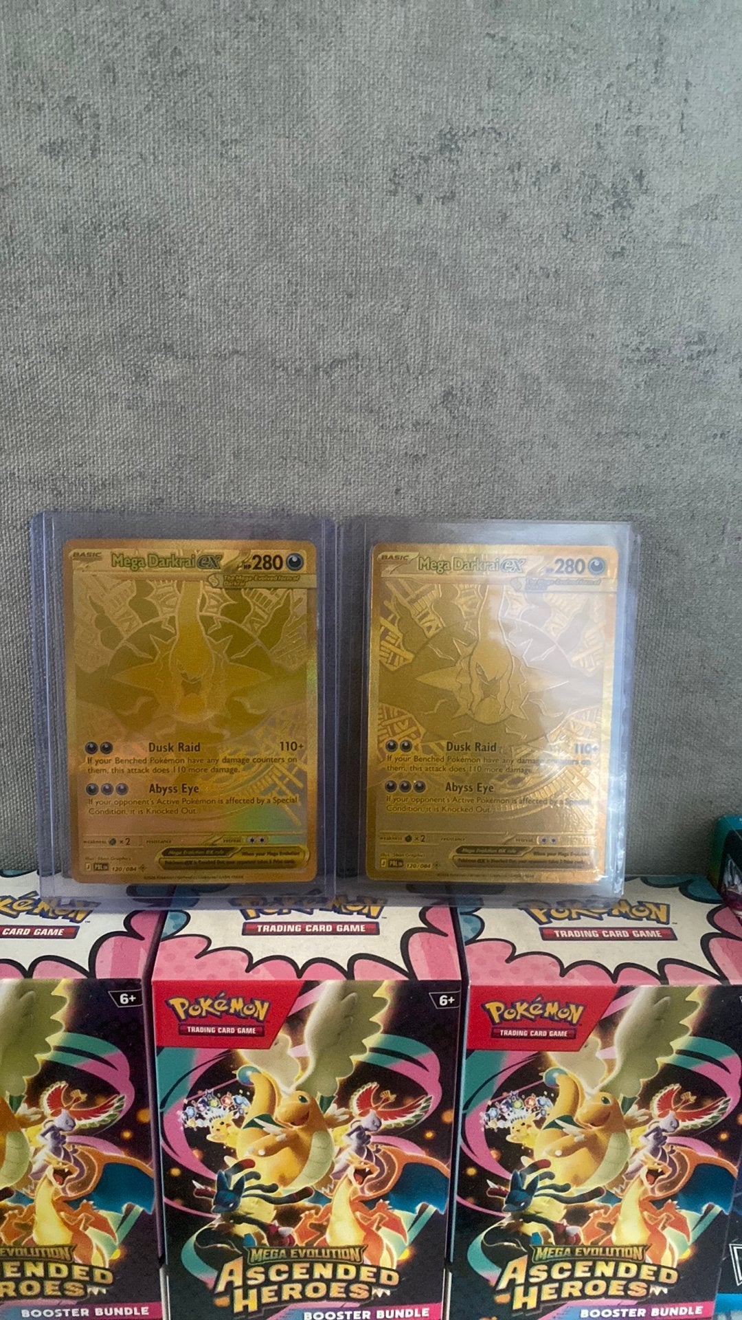 Mega Darkrai EX, Ophalen of Verzenden, Zo goed als nieuw, Meerdere kaarten