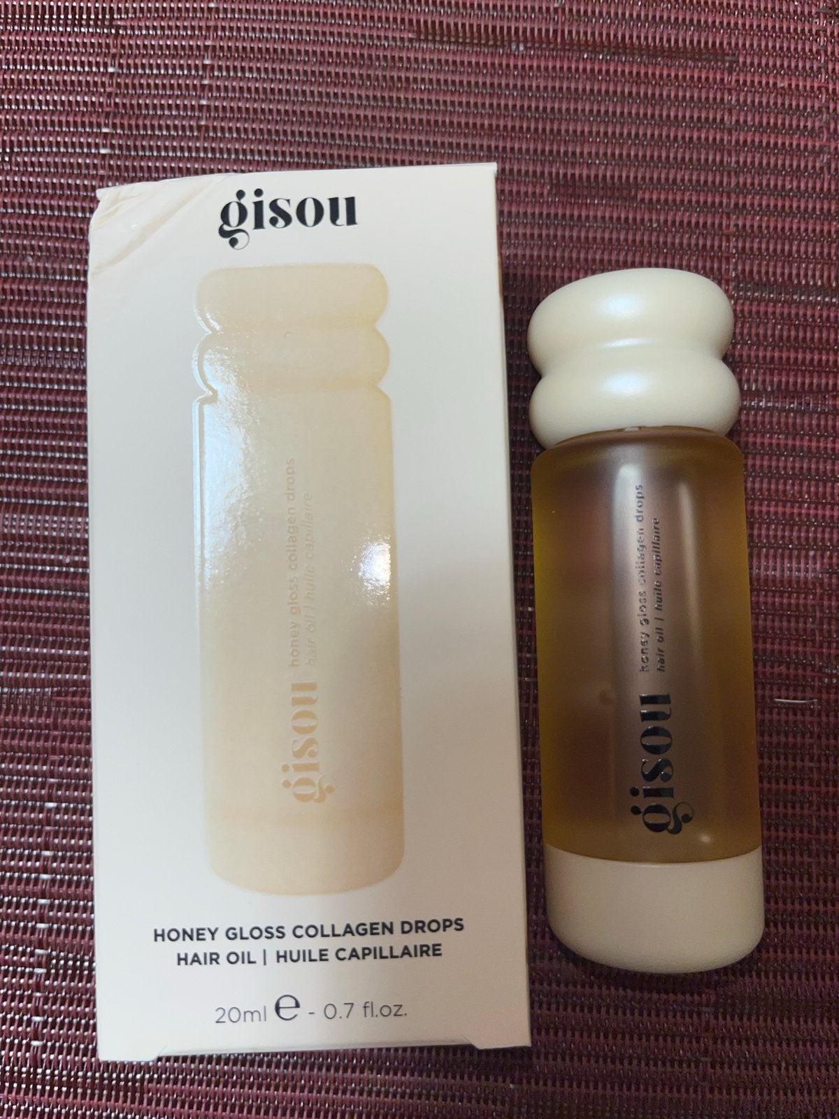 Gisou Honey Gloss Collagen Drops Haarolie 20ml, Ophalen of Verzenden, Nieuw, Haarverzorger of -hersteller