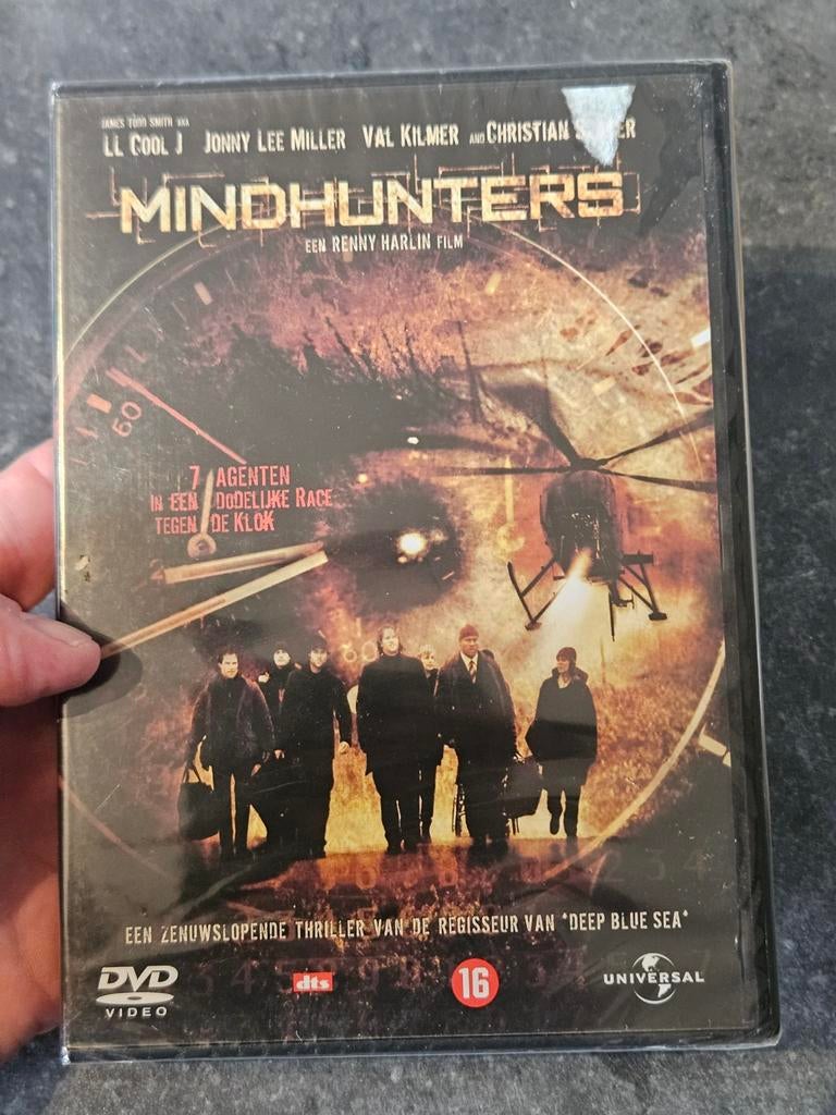 DVD Mindhunters Val Kilmer NIEUW gesealed, Vanaf 16 jaar, Ophalen of Verzenden, Nieuw in verpakking, Actiethriller