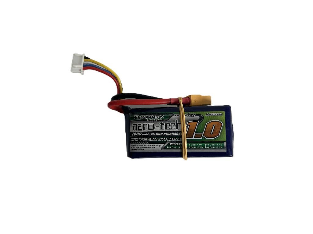 Turnigy 1.0 45-90C Nanotech 1000mah lipo rc, Ophalen of Verzenden, Gebruikt, Overige schalen, Onderdeel