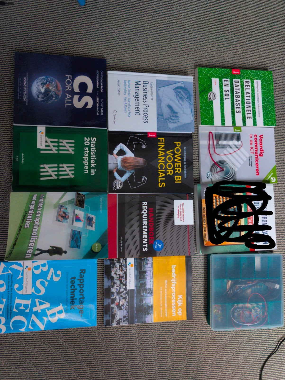 Diverse studieboeken hbo ict met een esp32 kit, Ophalen of Verzenden, Beta, Gelezen, HBO