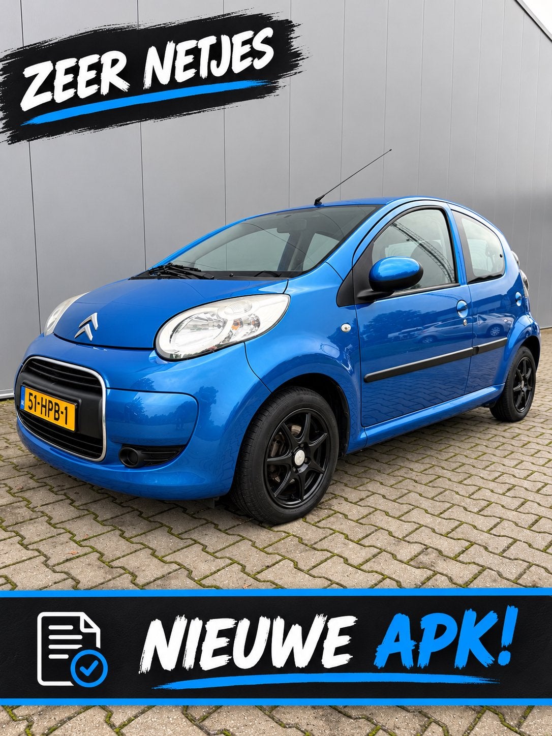Citroën C1 1.0 *5-DRS*NIEUWE APK*ZEER NETJES*GOED BEHODUEN., Auto's, Voorwielaandrijving, C1, 68 pk, Origineel Nederlands