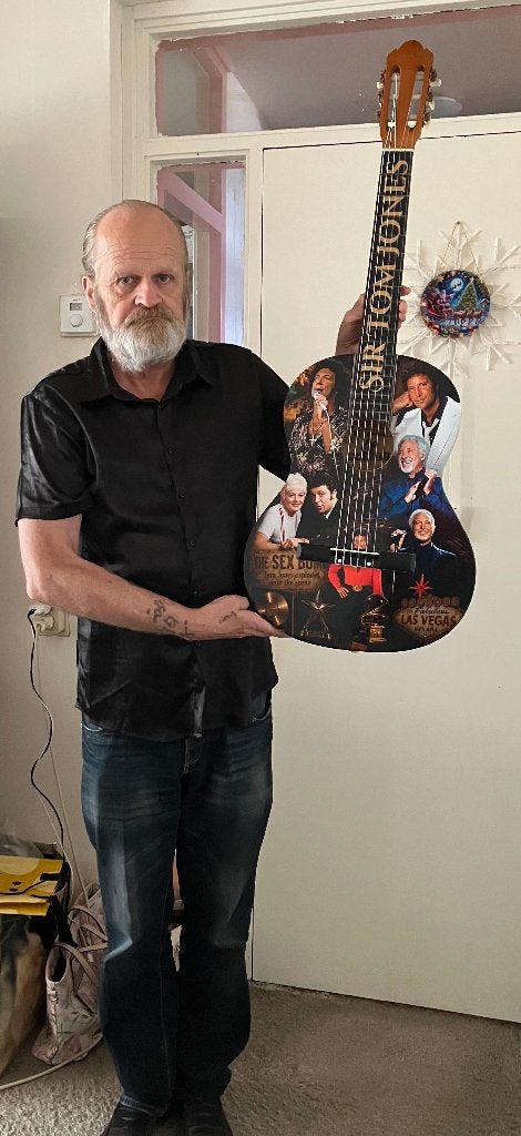gitaar van tom jones, Cd's en Dvd's, Overige genres, Overige formaten, Ophalen of Verzenden, Zo goed als nieuw