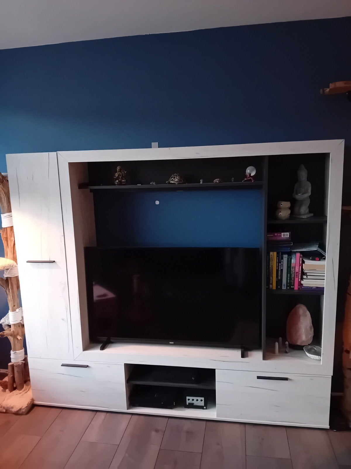 Tv kast berken wit look, Ophalen, Zo goed als nieuw, 25 tot 50 cm