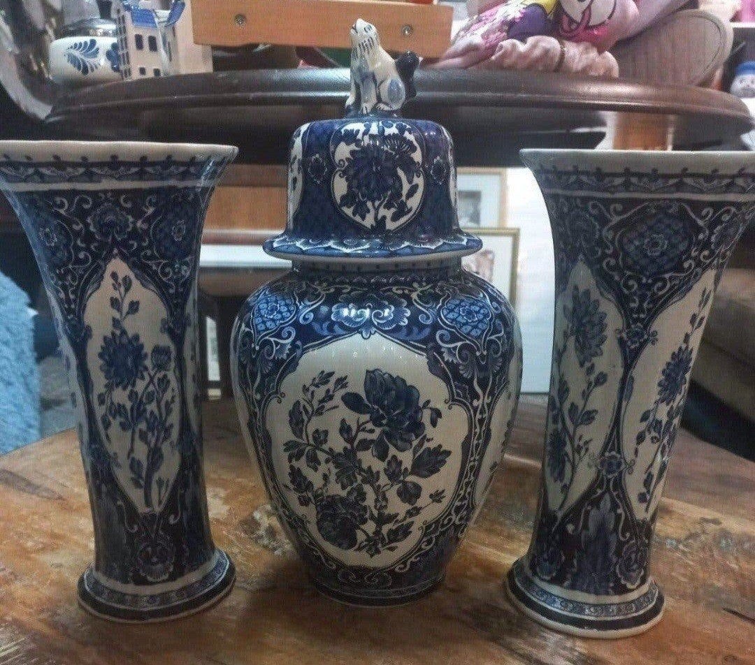 Prachtige Delfts Blauwe Kaststel - Boch Royal Sphinx, Ophalen
