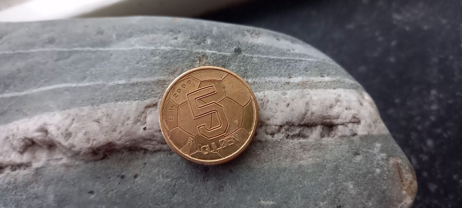 5 gulden, EK vijfje, 2000, herdenkings munt, Postzegels en Munten, Verzenden, Koningin Beatrix, 5 gulden