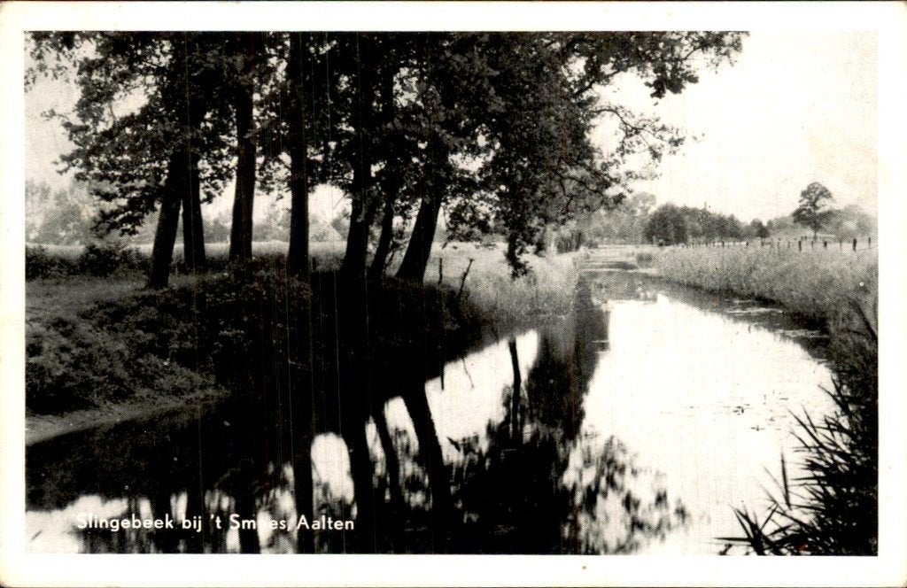Aalten - Slingebeek - bij t Smees, Ophalen of Verzenden, 1920 tot 1940, Gelopen, Gelderland