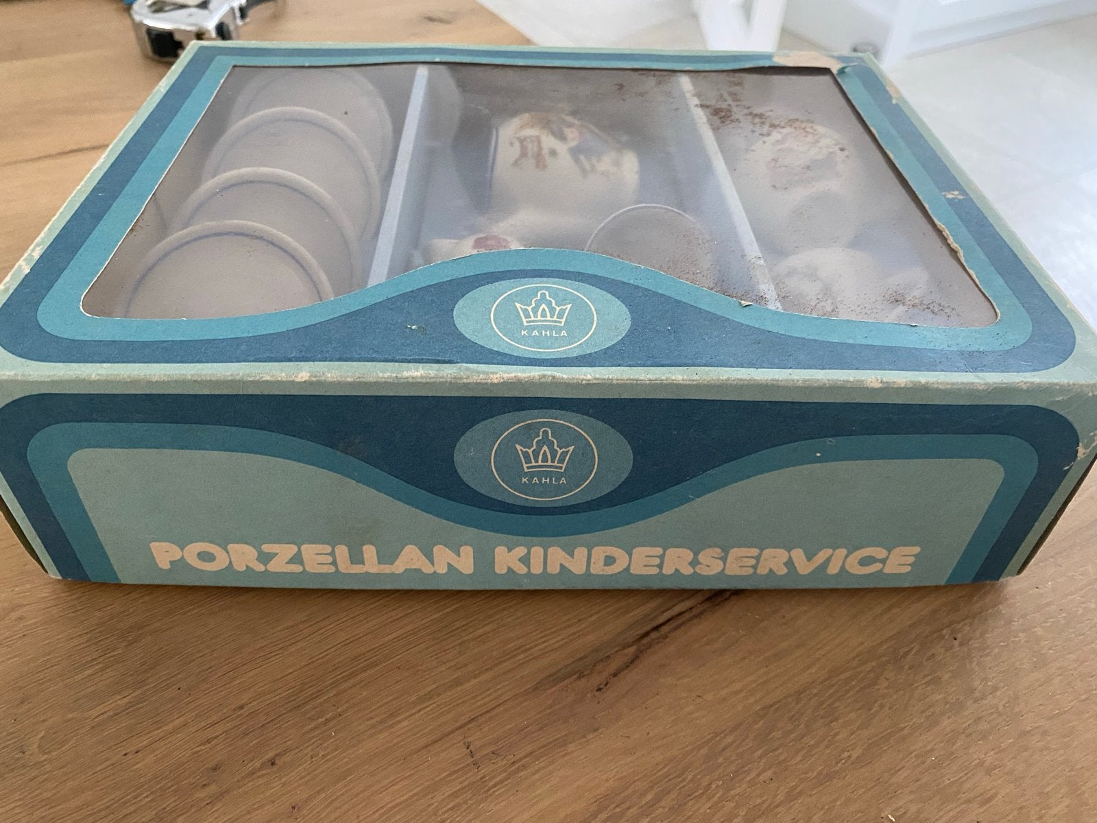Vintage Kahla Porzellan Kinderservice - Boerenjongen, Antiek en Kunst, Ophalen