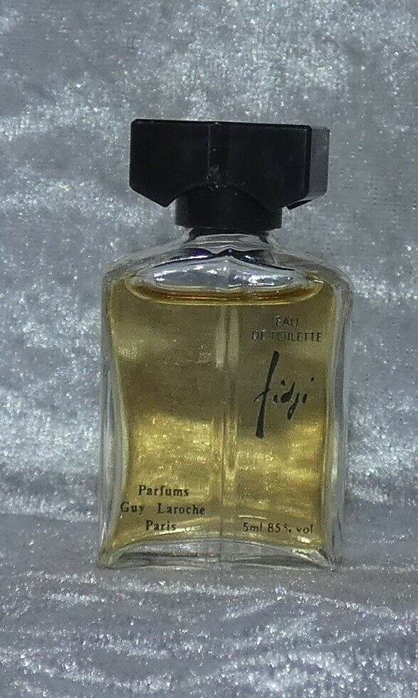 Volle parfum mini -  Guy laroche Fidji, Ophalen of Verzenden, Zo goed als nieuw, Miniatuur, Gevuld