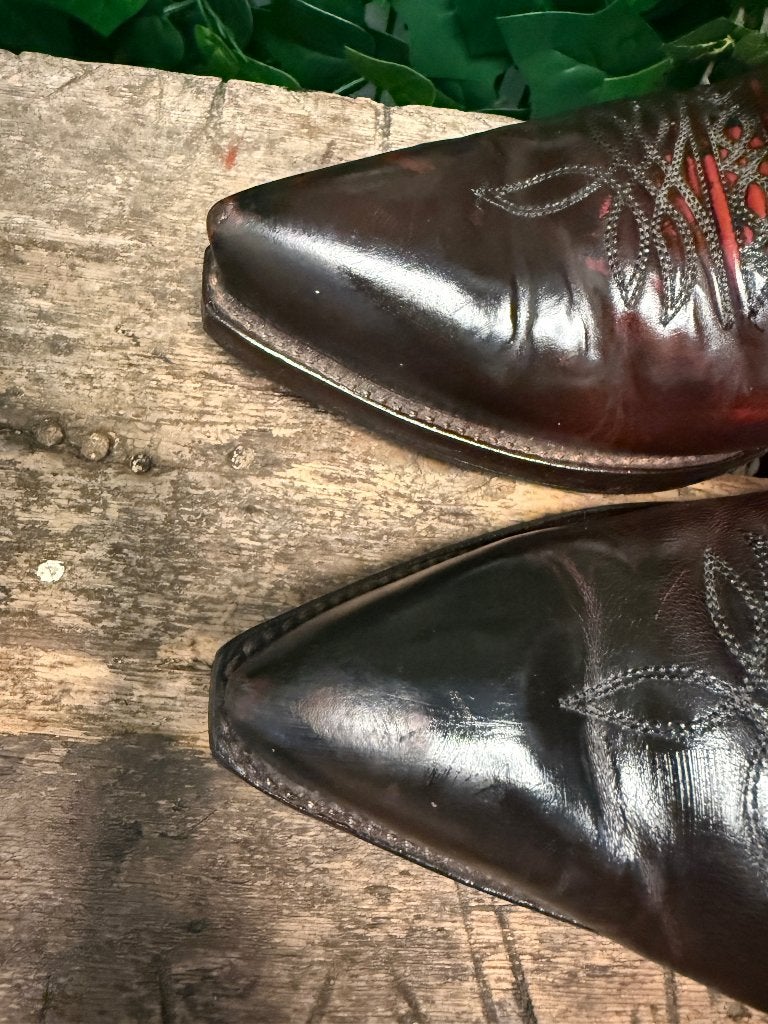 geweldig mooie vintage laarzen van Sendra maat 43, Sendra, Bruin, Boots, Ophalen of Verzenden